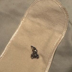 James Avery Cream and Silver Rabbit Brooch